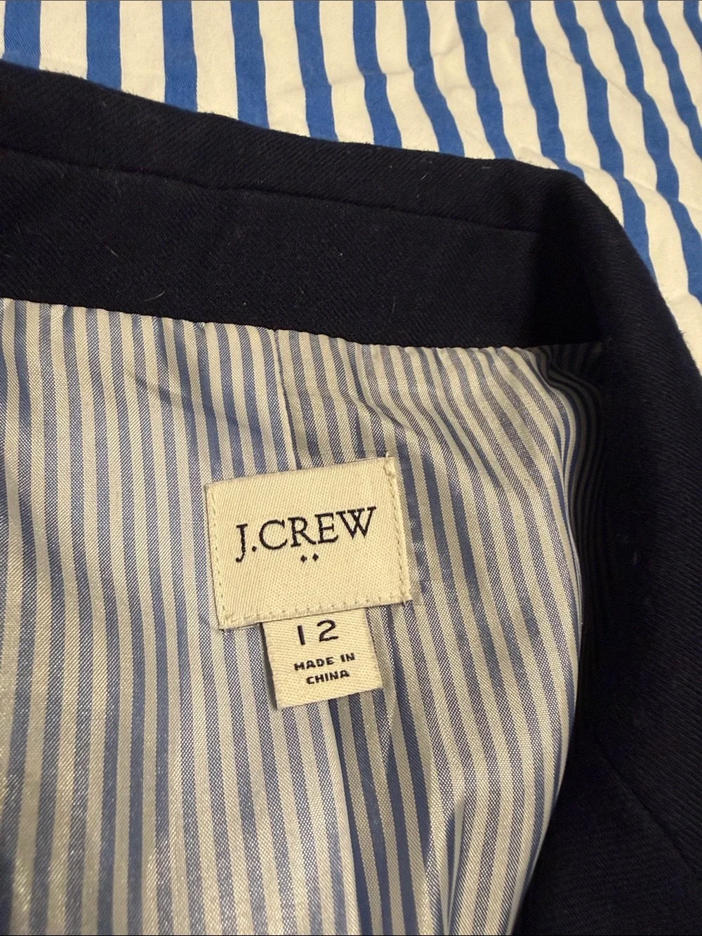 J. Crew Navy Blazer